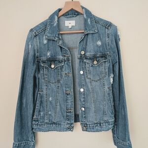 BP Women's Ripped Denim Jacket